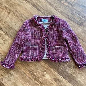 Florence Fancy Girls Tweed Coco Jacket